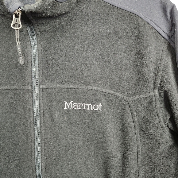 MARMOT Gore Windstopper Fleece Sweatshirt Sweater Full Zip Jacket Men's  Medium - Picture 6 of 11